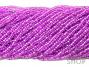 Silver Lined Purple Square Hole 11-0 Seed Bead Hank